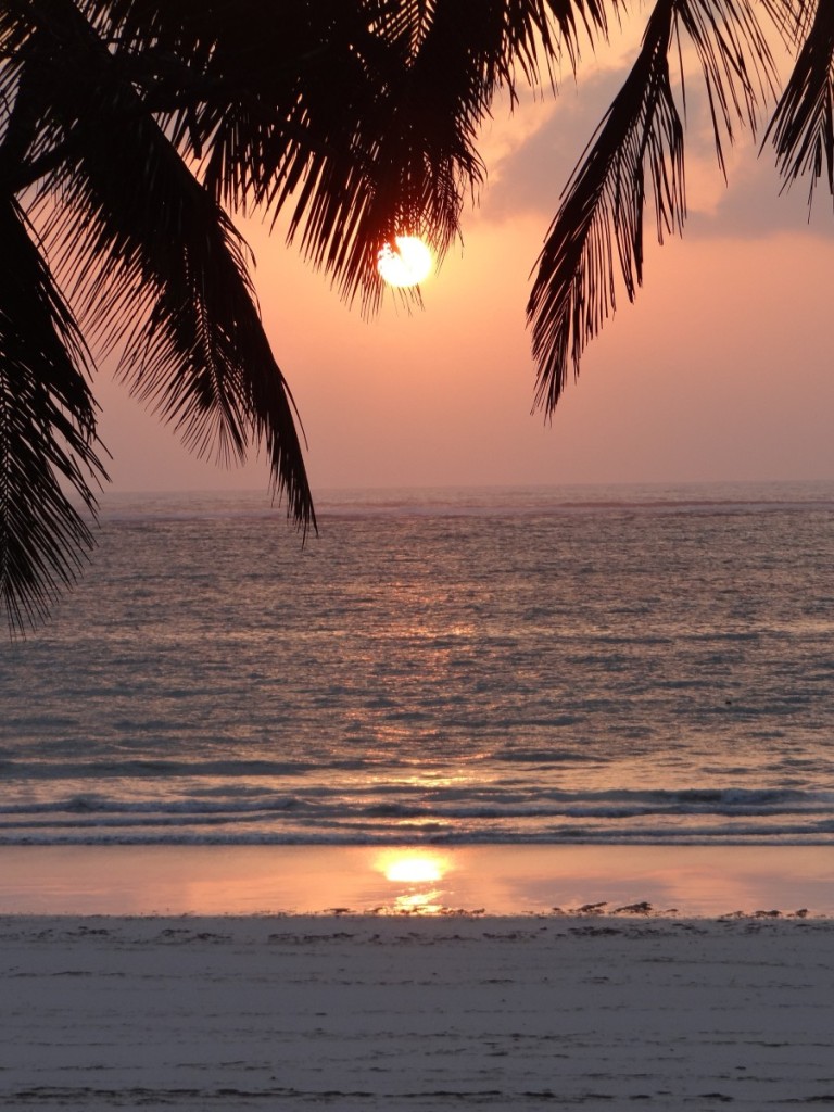 sunrise over the Indian Ocean