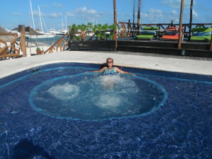 Exploramum and Explorason - Sea Adventure Resort & Waterpark Cancun Mexico - jacuzzi pools