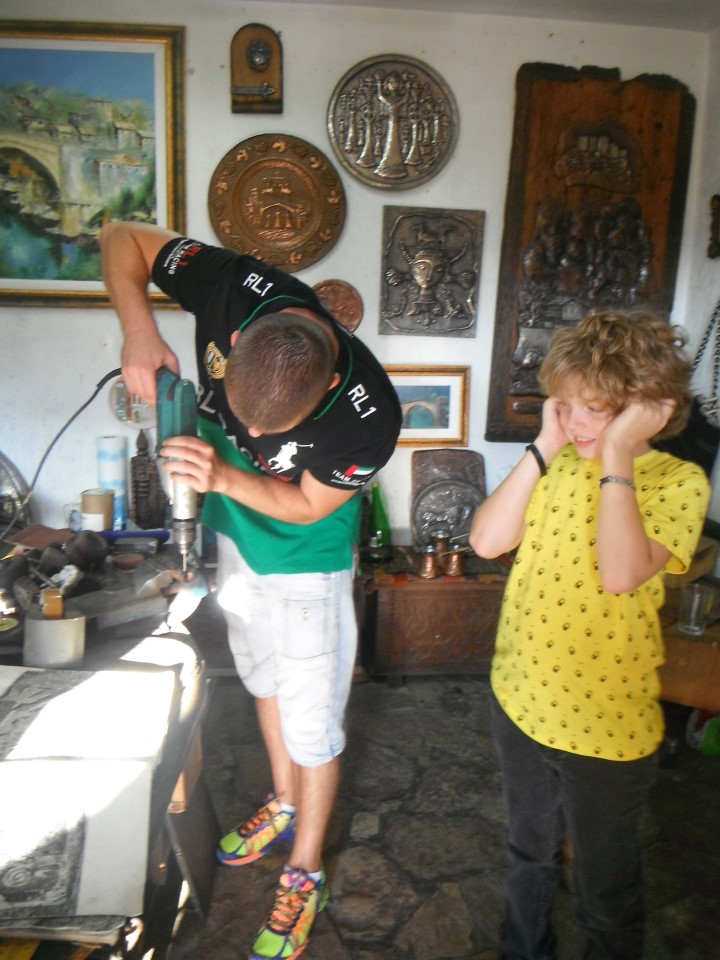 Trench Trash and Art in Artillery Bosnian Style