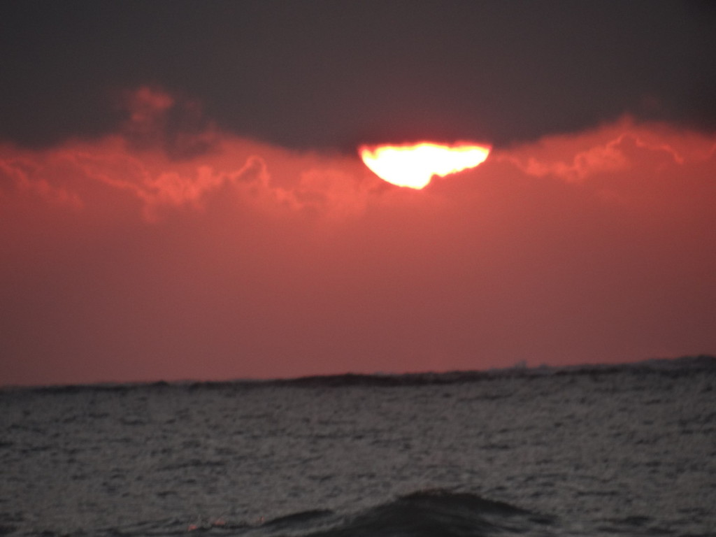 sunrise over the Indian Ocean