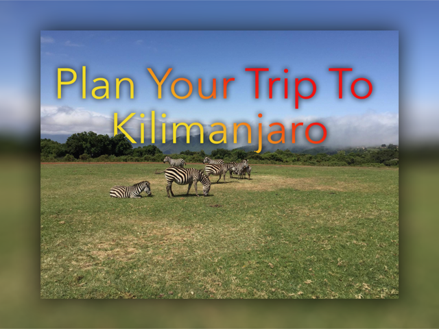 Planning Your Trip To Kilimanjaro
