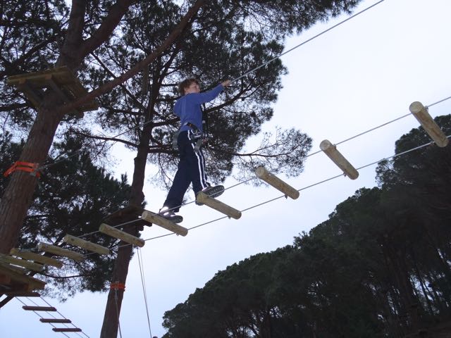 rope climbing activities